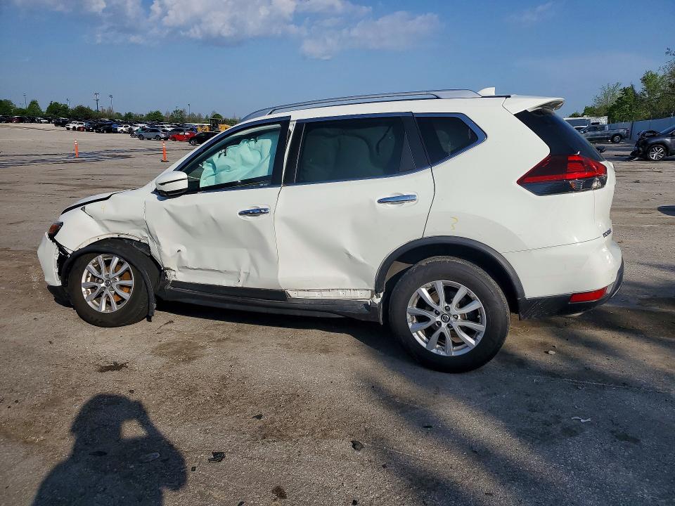 KNMAT2MT7LP539853 - 2020 NISSAN ROGUE Biały zdjęcie 2