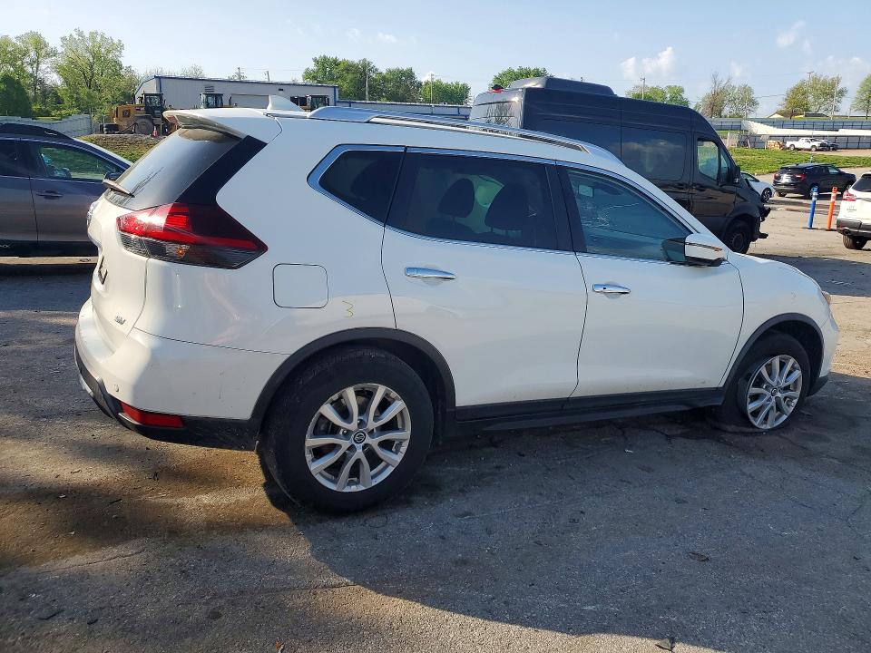 KNMAT2MT7LP539853 - 2020 NISSAN ROGUE Biały zdjęcie 3