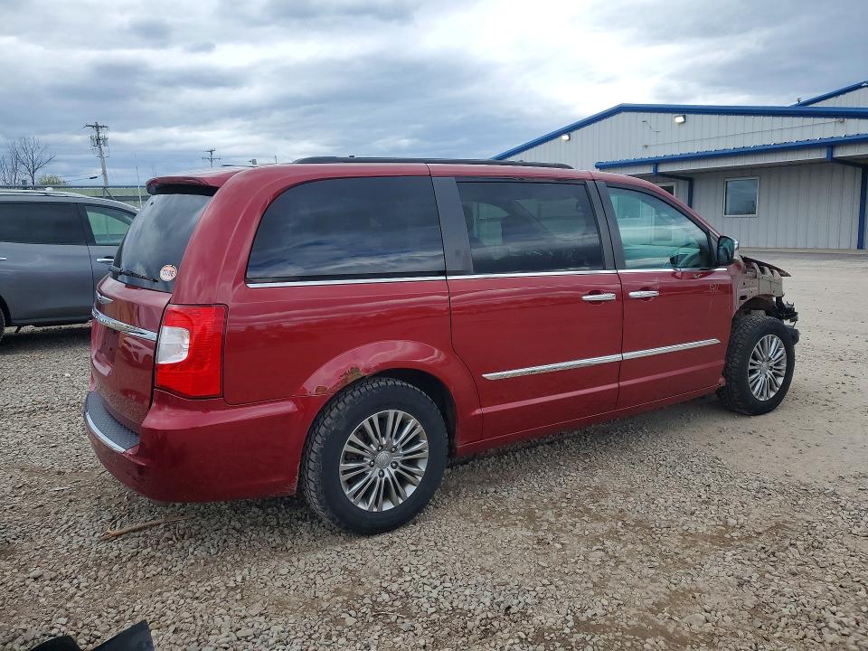 2C4RC1CG8ER143756 - 2014 CHRYSLER TOWN & COUNTRY RED photo 3