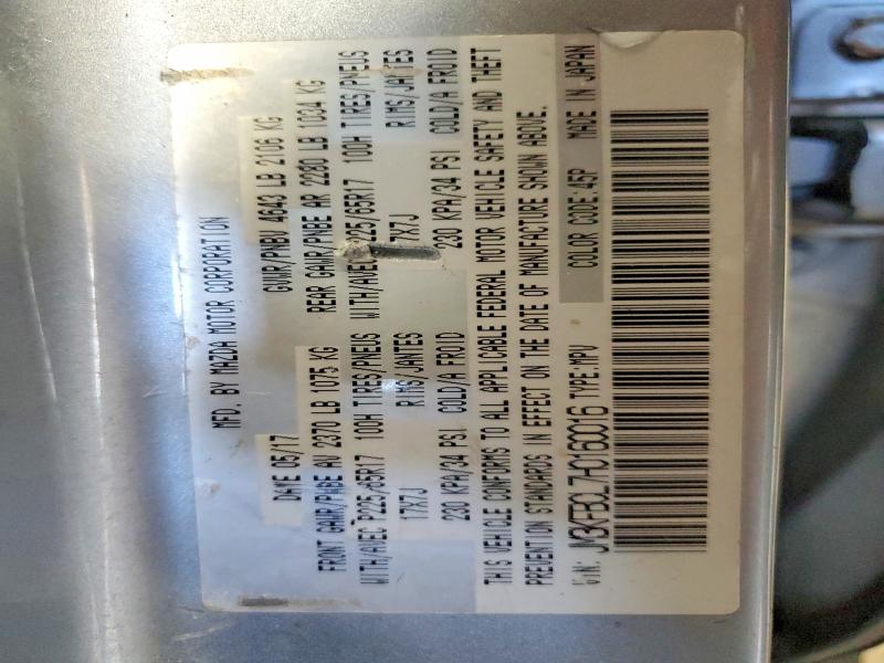 JM3KFBCL7H0160016 - 2017 MAZDA CX-5 SILVER photo 13