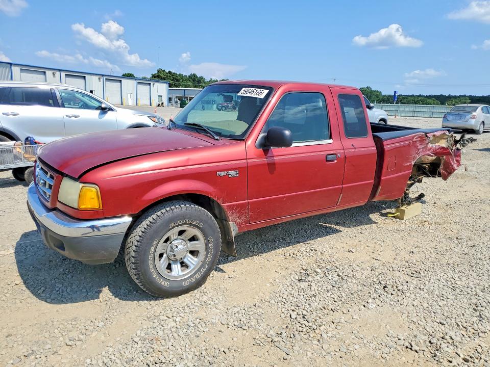 1FTYR14V92PB75359 - 2002 FORD RANGER Burgundipunane foto 1