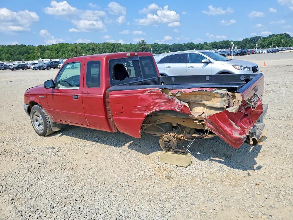 1FTYR14V92PB75359 - 2002 FORD RANGER Burgundipunane foto 2