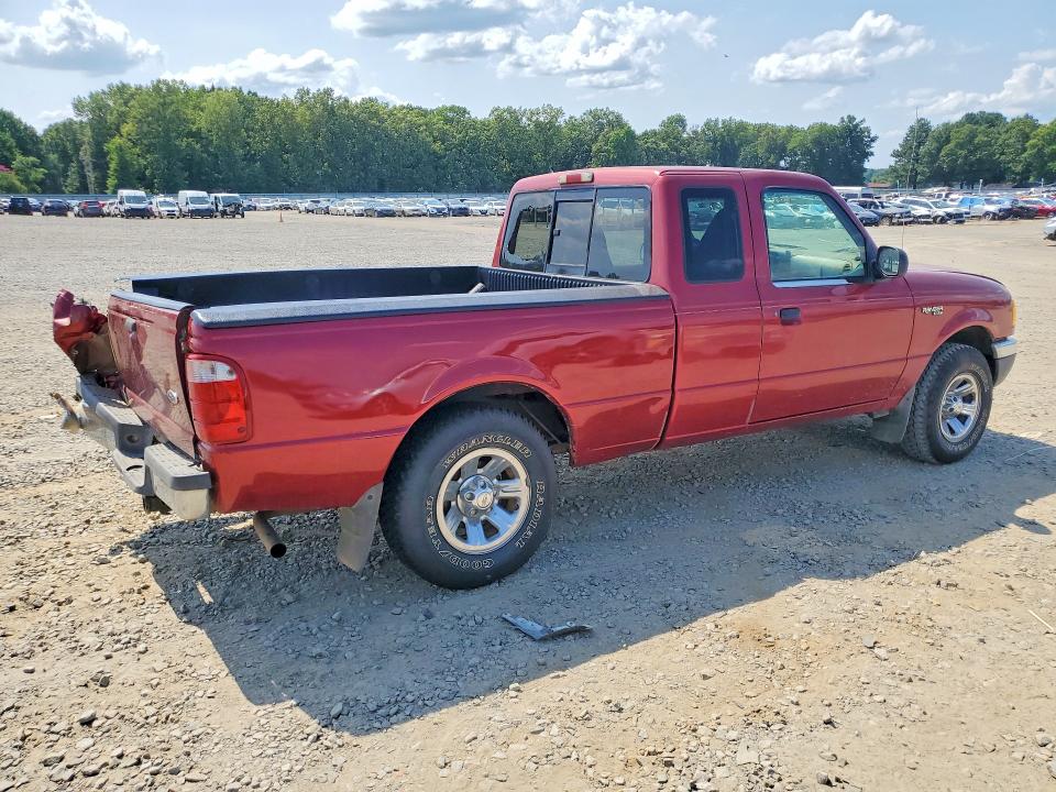 1FTYR14V92PB75359 - 2002 FORD RANGER Burgundipunane foto 3