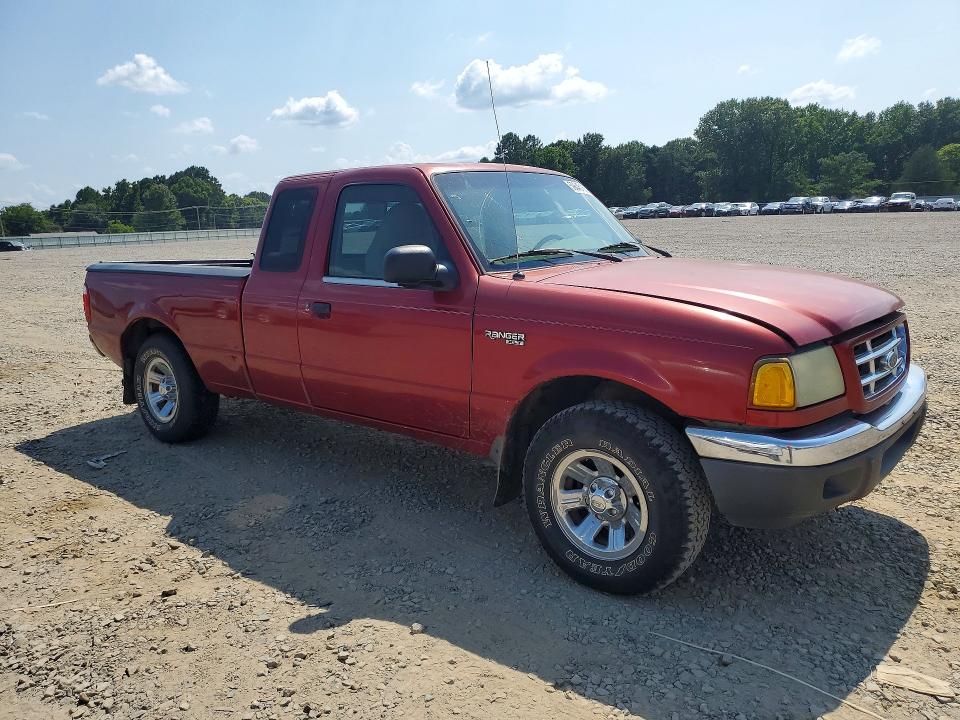 1FTYR14V92PB75359 - 2002 FORD RANGER Burgundipunane foto 4
