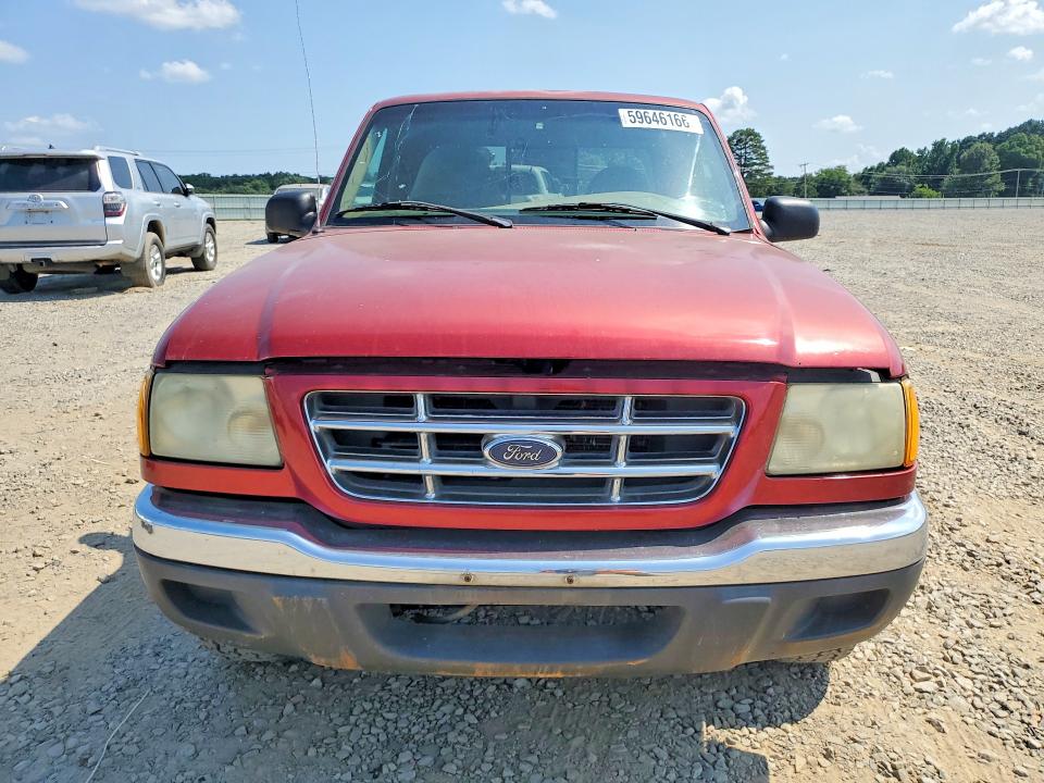 1FTYR14V92PB75359 - 2002 FORD RANGER Burgundipunane foto 5