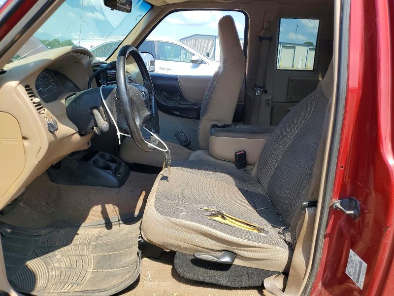1FTYR14V92PB75359 - 2002 FORD RANGER Burgundipunane foto 7