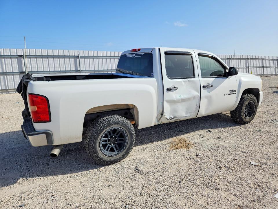 3GCRCSE00AG220433 - 2010 CHEVROLET SILVERADO WHITE photo 3