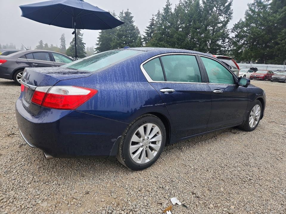 1HGCR2F80DA158366 - 2013 HONDA ACCORD Modrá fotografie 3