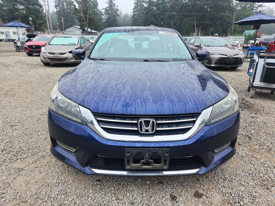 1HGCR2F80DA158366 - 2013 HONDA ACCORD Modrá fotografie 5