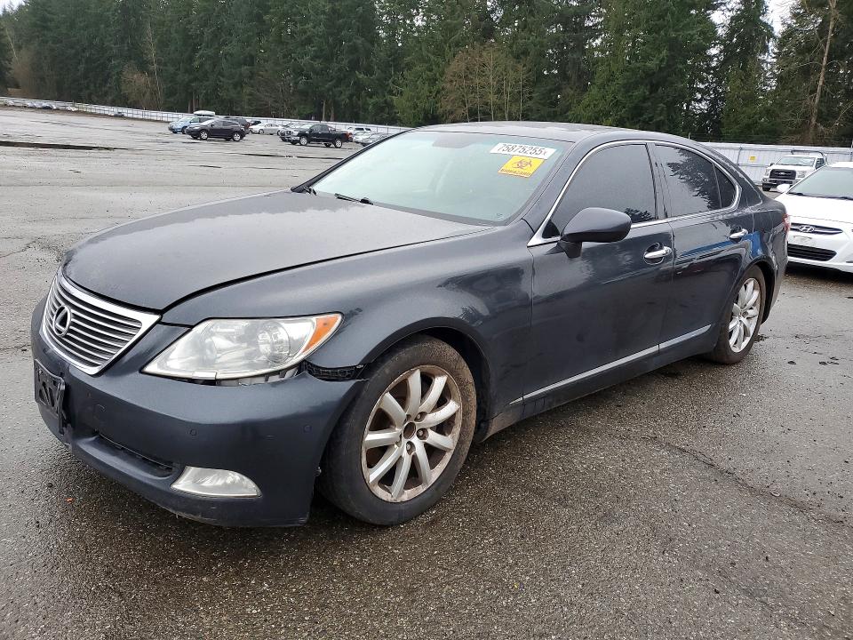 JTHBL46F575042453 - 2007 LEXUS LS 460 GRAY photo 1