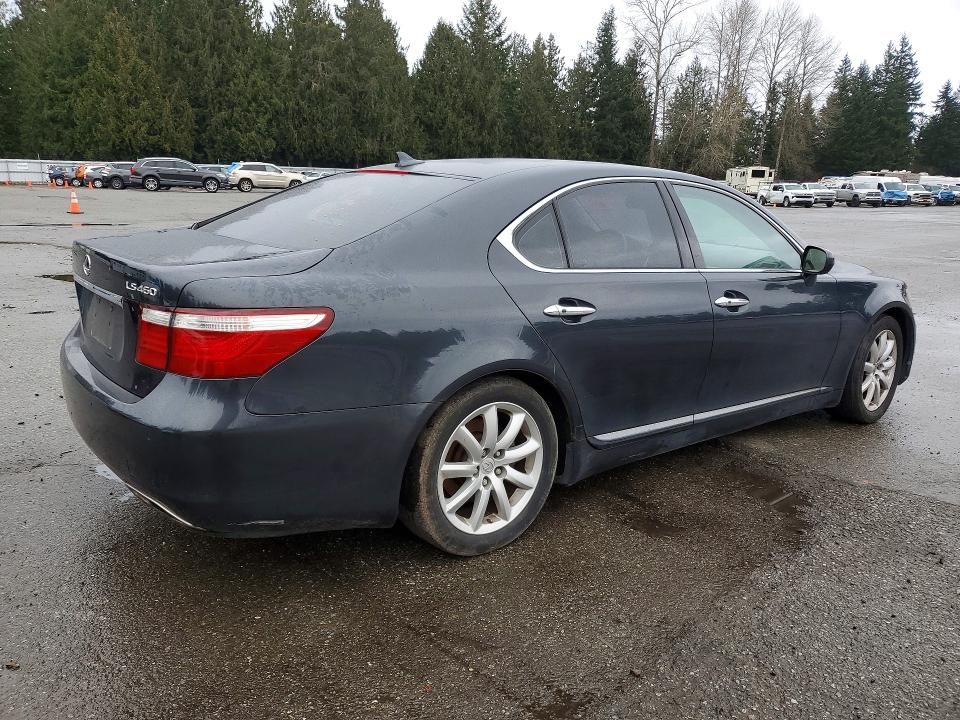 JTHBL46F575042453 - 2007 LEXUS LS 460 GRAY photo 3