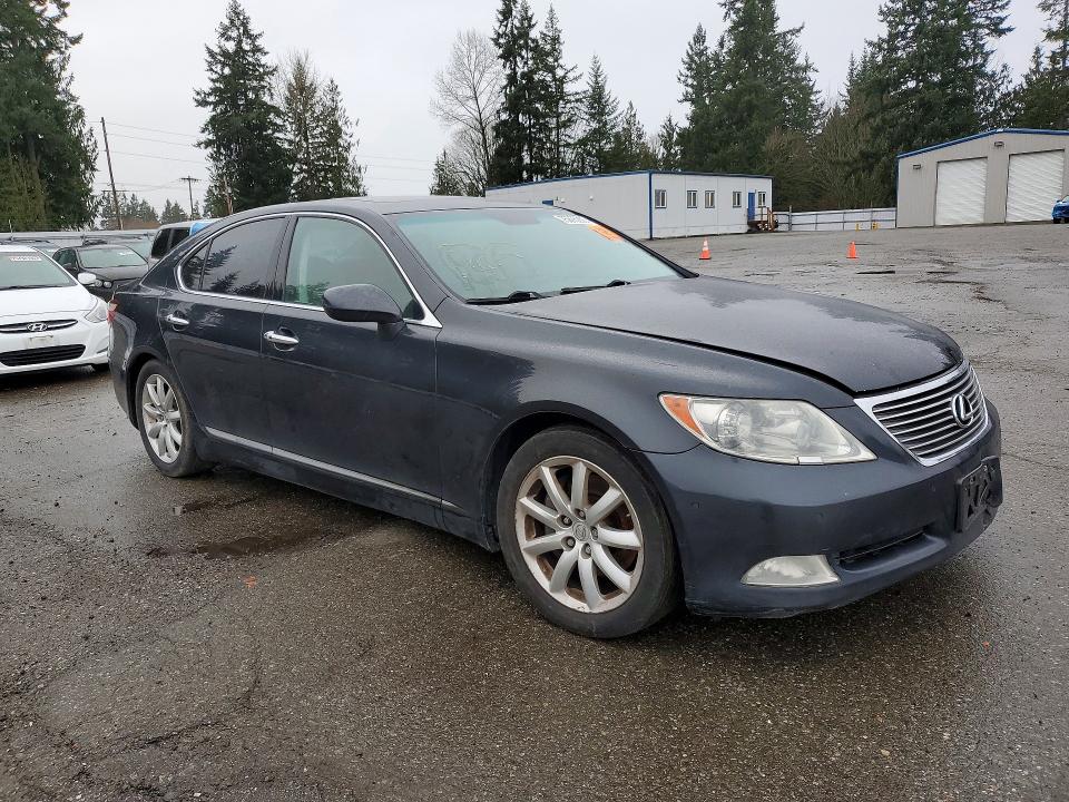 JTHBL46F575042453 - 2007 LEXUS LS 460 GRAY photo 4