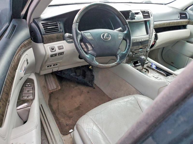 JTHBL46F575042453 - 2007 LEXUS LS 460 GRAY photo 8