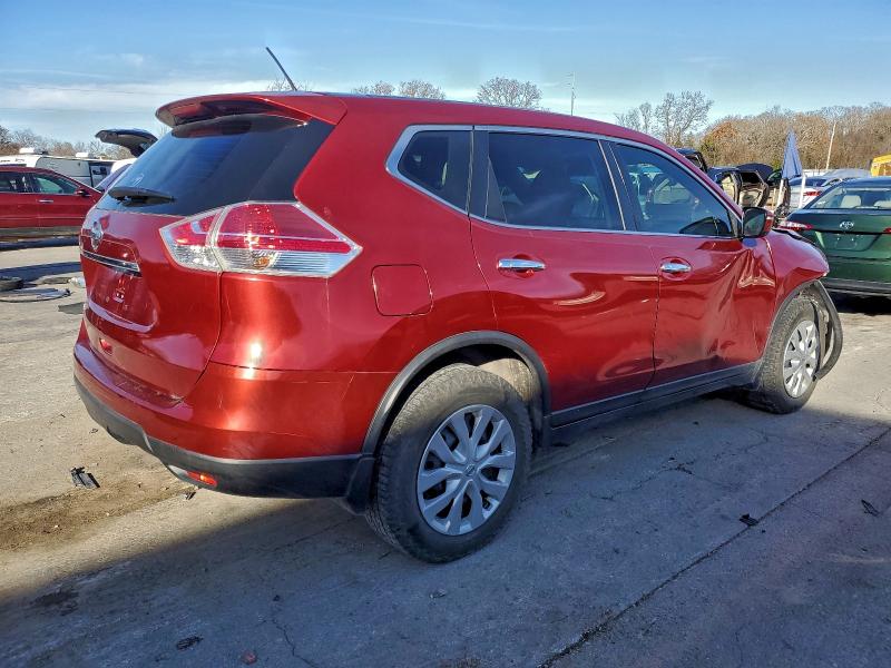 KNMAT2MT7FP581153 - 2015 NISSAN ROGUE S Kaštanová fotografie 3