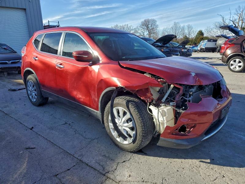 KNMAT2MT7FP581153 - 2015 NISSAN ROGUE S Kaštanová fotografie 4