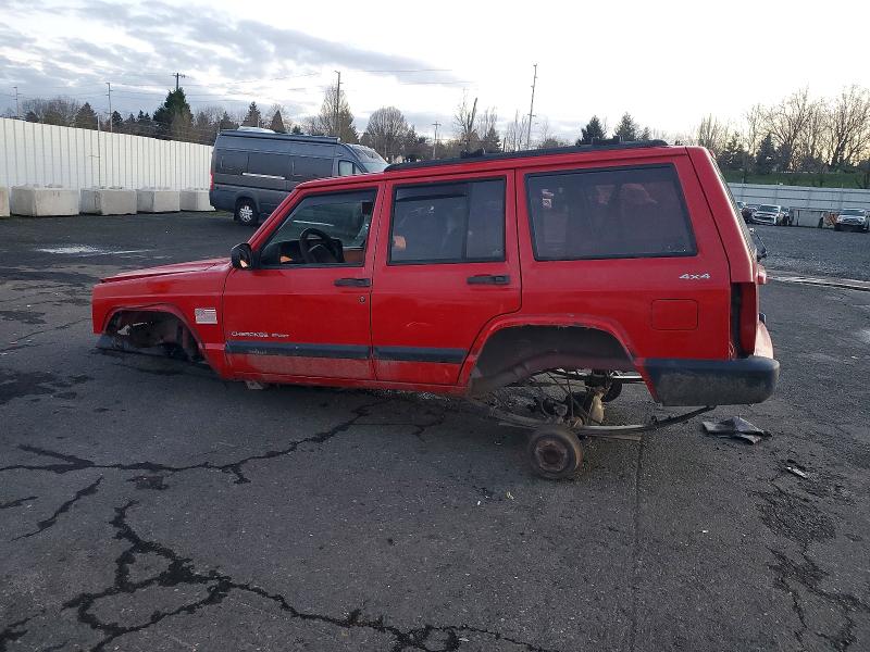 1J4FF48S1YL167557 - 2000 JEEP CHEROKEE, RED - price history, history of ...