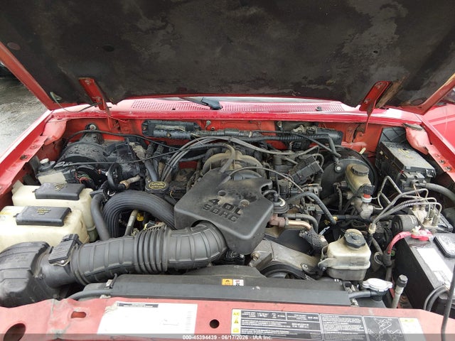 1FTYR10E61PB75260 - 2001 FORD RANGER أحمر صورة 10