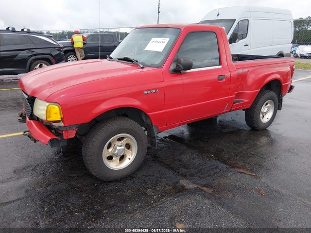 1FTYR10E61PB75260 - 2001 FORD RANGER أحمر صورة 2
